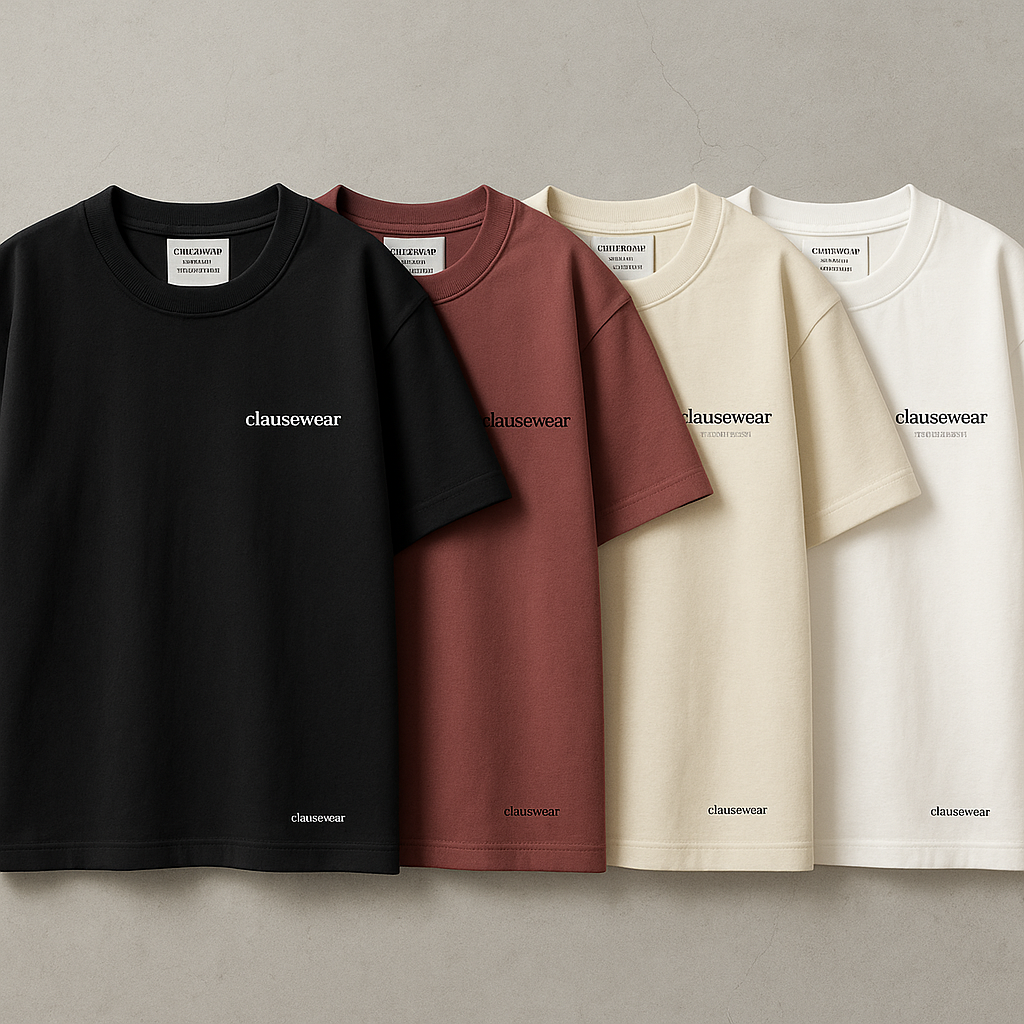 **Clausewear Minimal Neck Tee**
Simple. Clean. Elevated.
This essential tee carries the Clausewear identity in the most minimal way — only a discreet neck tag branding. Designed for those who value quiet confidence and timeless style.
• 100% premium cotton
• Minimalist design — no visible logo
• Soft and breathable
• Streetwear fit (S–XL)
• Available in: Black, White, Red, Beige, Pink, and Sky Blue
• Neck tag only (Clausewear)
🛒 Now available for pre-order
📦 Shipping starts August